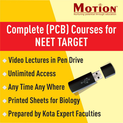 

Motion Education Pvt Ltd Complete P&C Recorded Video Lecture for NEET With Biology Sheet(USB)