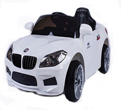 

Baybee Baybee BWM 5 Series battery operated car USB connector / SD Card / AUX for mp3 music play / external device connectivity with 35 Kg Weight Capacity and Age 2 and Up Year Olds Girls Boys -- White Car Battery Operated Ride On(White)