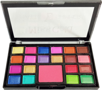 

Miss Gold Matte VS Shimmer Professional Mak-Up Quality Assurance Eye Shadow 6019 14 g(Molticolor)