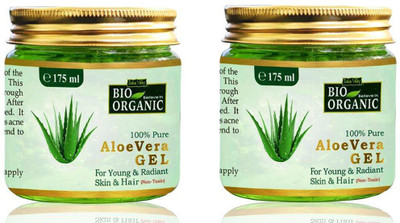 

Indus Valley BIO Organic Aloe Vera Gel - Twin Pack(350 ml)