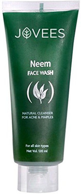 

Jovees Neem Face Wash Natural Cleanser For Acne & Pimples 120ml Face Wash(120 ml)