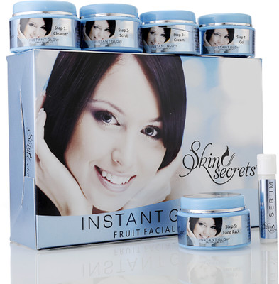 

Skin Secrets INSTANT GLOW FRUIT FACIAL KIT 310g 310 g(Set of 6)