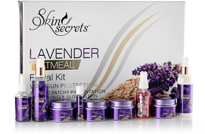 SKIN SECRETS Lavender Oatmeal Facial Kit 510g(9 x 56.67 g)