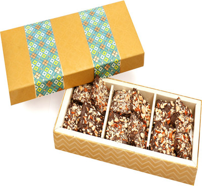 

Ghasitaram Gifts Chocolate Hampers-3 Part Print English Brittles Chocolate Hampers Box Combo(2)