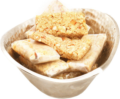 

Ghasitaram Gifts Sweets Silver Aluminium Granula Bars Bowl Combo(2)