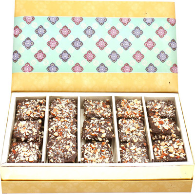 Ghasitaram Gifts Chocolate Hampers-5 Part Print English Brittles Chocolate Hampers Box Combo(2)