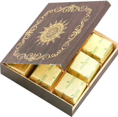 

Ghasitaram Gifts Chocolates-Wooden 9 pcs Chocolates Box Combo(2)