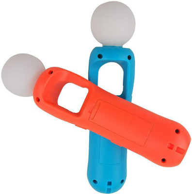 

Microware Switch Somatosensory Game Grip Sports Assist Grip for NS Joy-Con Support Mario Tennis Drum Master - Red and Blue Gaming Accessory Kit(Red, Blue, For PC)