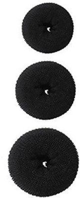 

NERR Hair donuts Set of 3 Bun(Black)