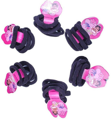 

Bueno Fashionable Long Elastics Hair Accessories Hair Rubber bands/Hairband For Any Party (30 Pcs) Hair Band(Black)