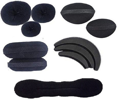 

NERR ™ Hair ban and Hair clip , pin Hair Accessory Set (Black) 11 pcs Hair Accessory Set(Black)