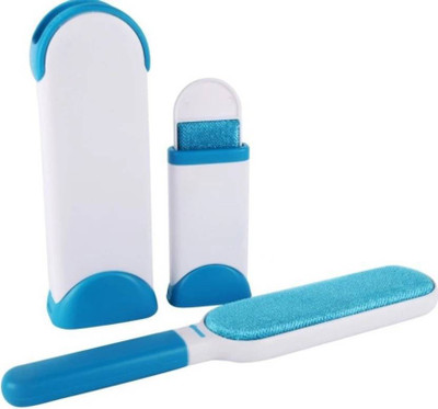 

VP STORES Reusable Plastic Pet Fur Remover with Self-Cleaning Base and Travel Size Wizard