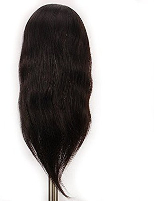 

Prime Original Human Soft Practice Cutting Coloring Makeup Dummy For Trainers, Black Hair Extension