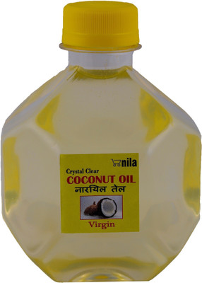 

nila | Moisturiser | Coconut oil | crystal clear | cold pressed | virgin grade | pure | all purpose | fresh | organic | 300 ml | Diamond bottle  Hair Oil(300 ml)