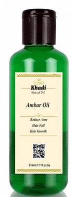 

Yuthee's Khadi Natural Ambar Oil, 210ml Hair Oil(210 ml)