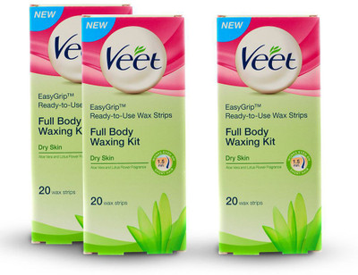 

Veet for Dry Skin Strips(60 Strips, Set of 3)