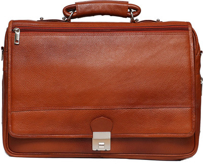 

Zordan Leather Messenger Bag(Tan)