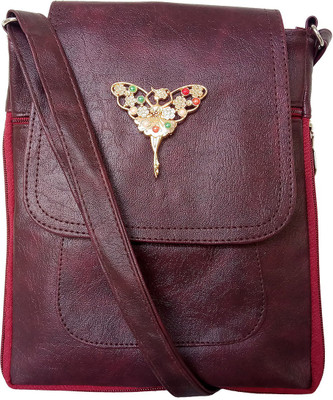 

Meraki Sasha Sling Bag(Maroon)