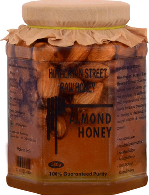 

himalayan street raw honey 100% NATURAL UNPROCESSED RAW ACACIA WITH ALMONDS HONEY(500 g)