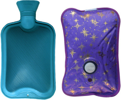 

CRETO Super Pain Reliever Combo pack of Electric Hot water bag and Non Electric Hot Water Bottle 1 L Hot Water Bag(Multicolor)