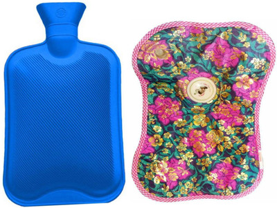 

CRETO Deluxe K -90 Combo Pack of Pain Reliever Electric Hot water bag and Non Electric Hot Water Bottle 1 L Hot Water Bag(Multicolor)