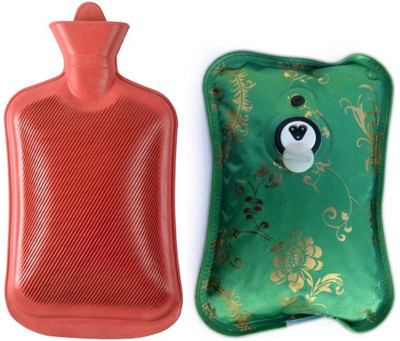

CRETO Deluxe Portable Pain Relief combo pack of Electric Hot water bag and Non Electric Hot Water Bottle 1 L Hot Water Bag(Multicolor)