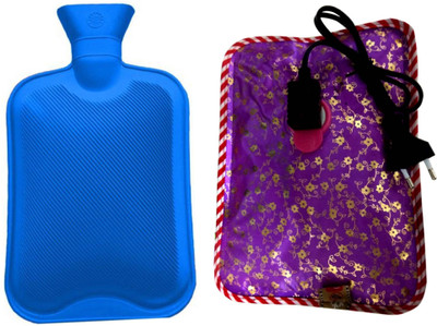 

CRETO M -99 Magic Pain Reliever Combo Pack of Electric Hot water bag and Non Electric Hot Water Bottle 1 L Hot Water Bag(Multicolor)