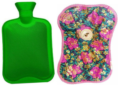 

CRETO New Latest T -100 Pain Reliever Combo pack of Electric Hot water bag and Non Electric Hot Water Bottle 1 L Hot Water Bag(Multicolor)
