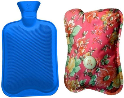 

CRETO Premium Quality 2 Pack Combo Pack of Electric Hot water bag and Non Electric Hot Water Bottle 1 L Hot Water Bag(Multicolor)