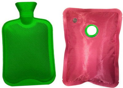 

CRETO Original Combo Pack of Electric Hot water bag and Non Electric Hot Water Bottle 1 L Hot Water Bag(Multicolor)