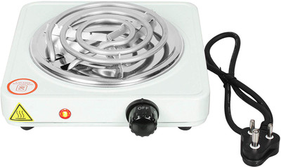 

Poweronic Surya Crystal Single Burner Coil Induction Cooktop/Hot Plate Induction with Coil/Induction Cookers/Electric Heater/Handy G Coil Cooktop Induction Cooktop(White, Push Button)
