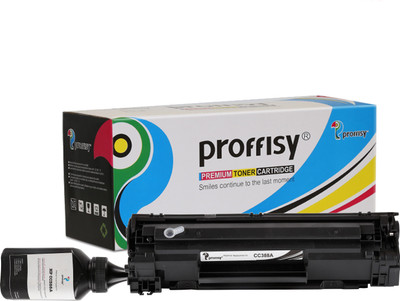 

proffisy Easy Refill 88A Toner Cartridge Compatible with HP Laser Printers P1007, P1106, P1108, M1213nf MFP, M1136-MFP, M126nw MFP Single Color Ink Toner(Black)