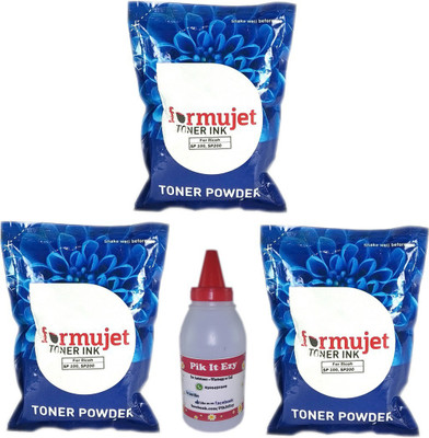 

Formujet SP100 / 200 Toner Powder 100g Set Of 3 Single Color Ink Toner Powder(Black)