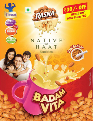 

Rasna Native Haat Badam Vita 200g (Pack of 5) 200 g(Pack of 5)