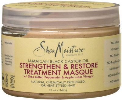 

Shea Moisture Jamaican Black Castor Oil Strengthen & Restore Treatment Masque, 12 oz.(340 g)