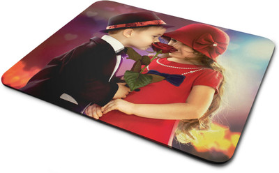 

Rawpockets Mouse Pad ' Cute boy and Girl ' Printed Mouse Pad|Printed Mouse pad|Rubber Mouse Pad|Laptop and Desktop Accessories|Designer Mouse pad|Non Woven Fabric Mousepad(Multicolor)