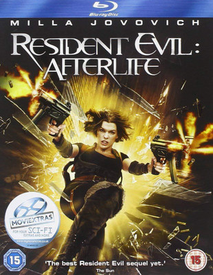 

resident evil ;after life blu-ray ,region b(Blu-ray English)