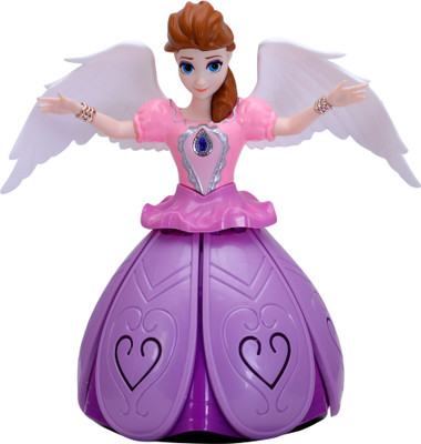

house of fun Dancing Doll with music and Color full Dazzling Light(Multicolor)