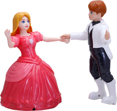 

house of fun Dancing Couple with music and light, 360* Rotation(Multicolor)