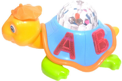 

Collectionmart Musical Turtle Toy with 3D Light and Music for Kids(Multicolor)