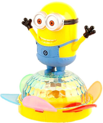 

Collectionmart Musical Flower Minion with 4D Lights Toy For Kids(Yellow)