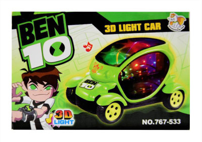 

AnuSan Ben 10 3D Light Car(Green)