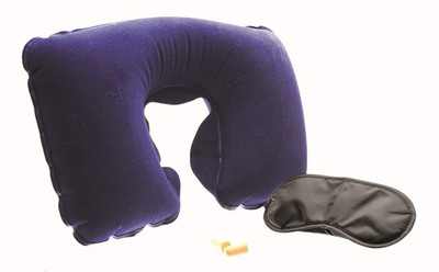 

ARYSHAA 3 IN 1 Travel Sleeping Kit Neck Pillow & Eye Shade(Multicolor)
