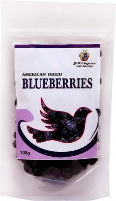 

Jioo Organics Dried Blue Berries - 100 g Blueberry(100 g, Pouch)