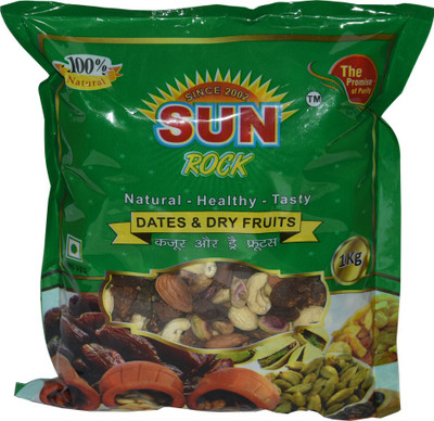

SUN ROCK 1KG DRYFRUITS MIXED Assorted Nuts(1 kg, Pouch)