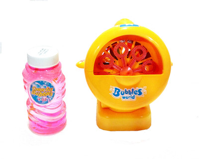 

TALKING GANESHA Bo Automatic Bubble Blowing Machine For Birthday / Parties With Bubble Bottle - Multicolor(Multicolor)