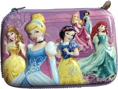 

13-HI-13 Stylish Smart Zipper Art Canvas Pencil Box(Set of 1, Multicolor)