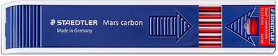 

Staedtler Mars Carbon Lead 2mm Red 12 Lead pack for Pencil(Multicolor)