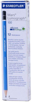 

Staedtler Mars Lumograph 100-F Pencil (Box Of 12) Pencil(Multicolor)
