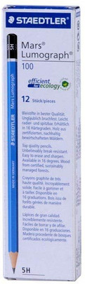 

Staedtler Mars Lumograph 100-5H Pencil (Box of 12) Pencil(Multicolor)